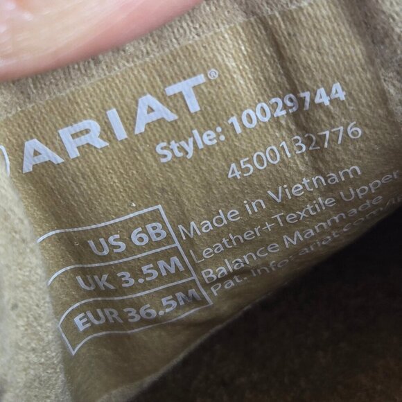 ARIAT Size 6B Copper Metallic/Rainbow Blanket Cruiser Leather Slip On Shoes - Picture 15 of 16